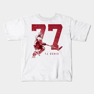 T.J. Oshie Washington Grunge Kids T-Shirt